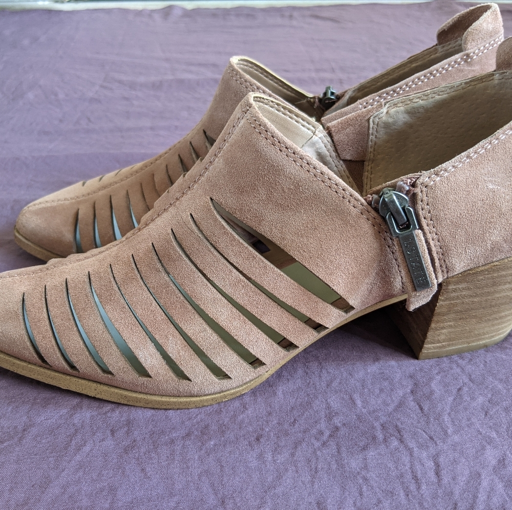 1. State Blush Cut-Out Ankle Booties